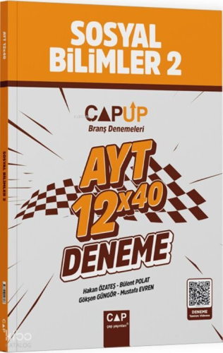Çap Yayınları AYT Sosyal Bilimler 2 12 X 40 Up Deneme