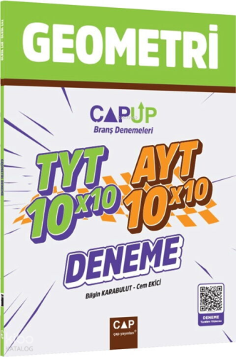 Çap Yayınları TYT AYT Geometri 10 X 10 Up Deneme