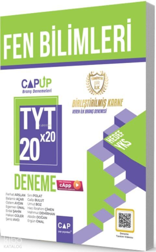 Çap Yayınları TYT Fen Bilimleri 20 x 20 Up Deneme