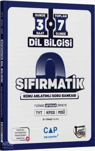 Çap Yayınları TYT KPSS MSÜ Dil Bilgisi Sıfırmatik Konu Anlatımı Soru B