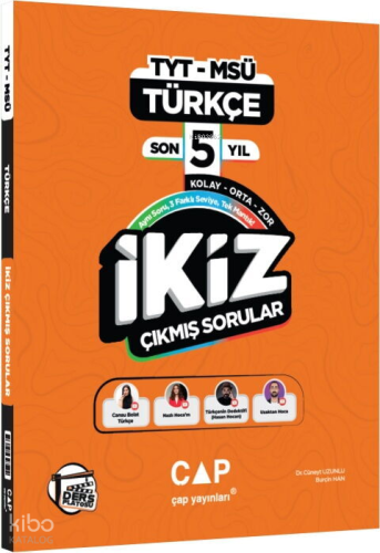 Çap Yayınları TYT MSÜ Türkçe Son 5 Yıl İkiz Çıkmış Sorular
