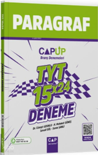 Çap Yayınları TYT Paragraf 15 x 24 Branş Denemesi