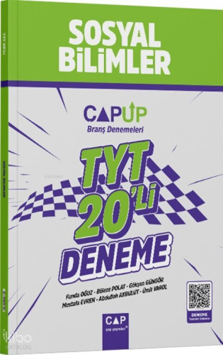 Çap Yayınları TYT Sosyal Bilimler 20 li Deneme