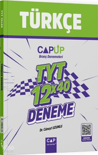 Çap Yayınları TYT Türkçe 12 x 40 Up Deneme