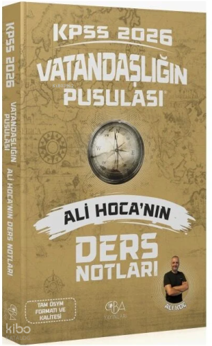 CBA Yayınları 2026 KPSS Vatandaşlık Vatandaşlığın Pusulası Ders Notlar