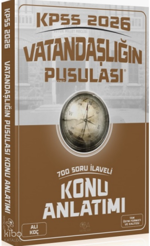 CBA Yayınları 2026 KPSS Vatandaşlık Vatandaşlığın Pusulası Konu Anlatı