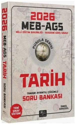 CBA Yayınları 2026 MEB-AGS Tarihin Pusulası Soru Bankası Çözümlü