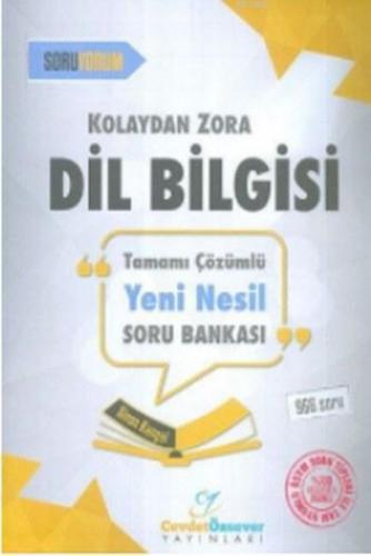 Cevdet Özsever Yayınları Kolaydan Zora Dil Bilgisi Tamamı Çözümlü Yeni Nesil Soru Bankası Cevdet Özsever