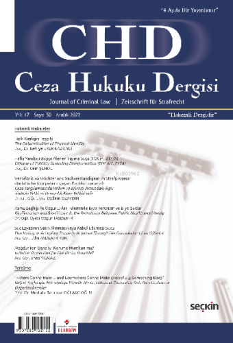 Ceza Hukuku Dergisi Sayı: 50 – Aralık 2022