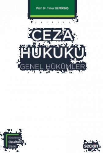 Ceza Hukuku Genel Hükümler