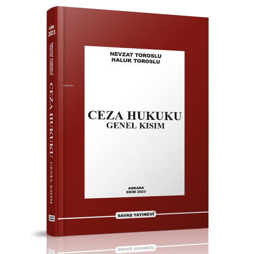 Ceza Hukuku Genel Kısım
