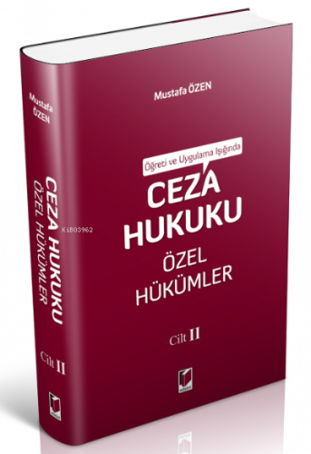 Ceza Hukuku Özel Hükümler Cilt II