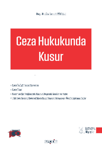 Ceza Hukukunda Kusur