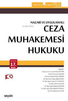 Ceza Muhakemesi Hukuku (Nazari ve Uygulamalı)