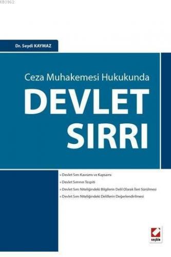 Ceza Muhakemesi Hukukunda Devlet Sırrı
