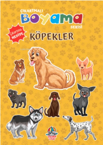 Çıkartmalı Boyama Serisi - Köpekler