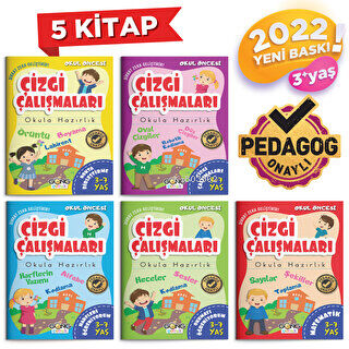 Çizgi Çalışmaları Poşetli 5 Kitap