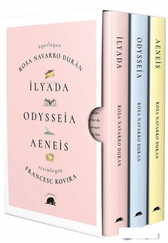 Çocuklar İçin Destanlar İlyada Odysseia Aeneis 3 Kitap Takım