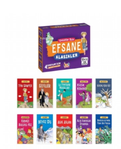 Çocuklar İçin Efsane Klasikler – (10 Kitap+Soru Kitapçığı)