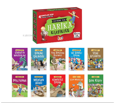 Çocuklar için Harika Klasikler (10 Kitap + Soru Kitapçığı)