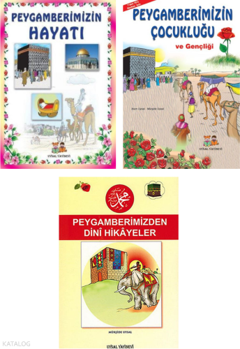 Çocuklar İçin Peygamberimizin Hayatı ve Hikayeleri (3 Kitap)