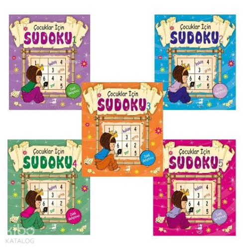 Çocuklar İçin Sudoku Set (5 Kitap)