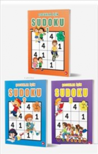 Çocuklar İçin Sudoku Seti (3 Kitap Takım)