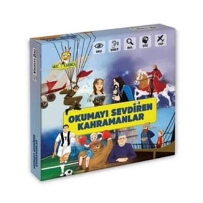 Çocuklara Okumayı Sevdiren Kahramanlar Seti - Aktivite Eğitici Kitap