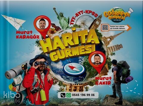 Coğrafya Gurmesi Yayınları TYT AYT Coğrafya Harita Gurmesi