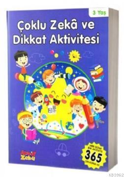 Çoklu Zeka ve Dikkat Aktivitesi 3 Yaş - Mavi Kitap