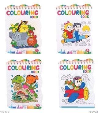 Colouring Book - 4 Kitap (Asorti 40'lı Paket)