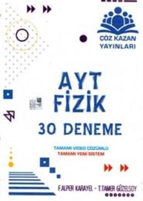 Çöz Kazan Yayınları AYT Fizik 30' lu Deneme Video Çözümlü Çöz Kazan