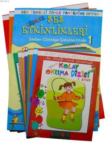 Çözmece Kolay Okuma Yazma Seti 1. Sınıflar İçin (11 Kitap); Ses Temelli Cümle Yöntemine Uygun