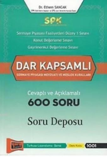 Dar Kapsamlı Sermaye Piyasası Mevzuatı ve Meslek Kuralları Soru Deposu