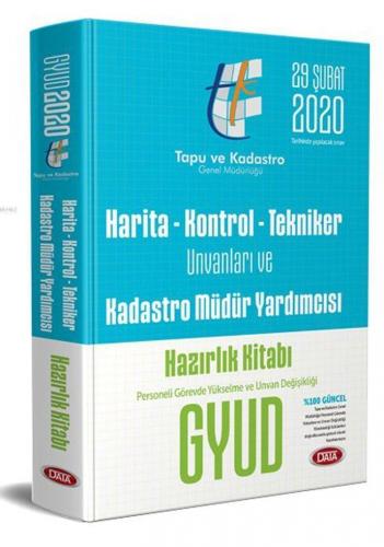 Data Yayınları 2020 Harita Kontrol Tekniker Unvanları ve Kadastro Müdür Yardımcısı Hazırlık Kitabı
