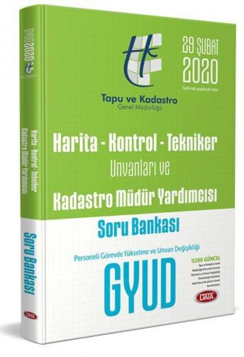 Data Yayınları 2020 Harita Kontrol Tekniker Unvanları ve Kadastro Müdür Yardımcısı