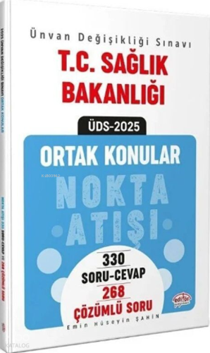 Data Yayınları 2025 T.C. Sağlık Bakanlığı ÜDS Ortak Konular Nokta Atışı Soru Cevap Çözümlü Soru