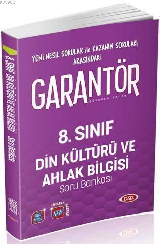 Data Yayınları 8. Sınıf LGS Din Kültürü ve Ahlak Bilgisi Garantör Soru Bankası Data
