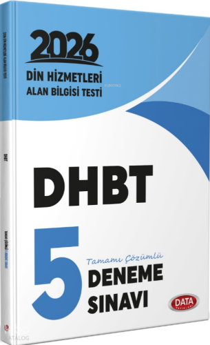 Data Yayınları DHBT 2026 Tüm Adaylar İçin Tamamı Çözümlü 5 Deneme Sınavı