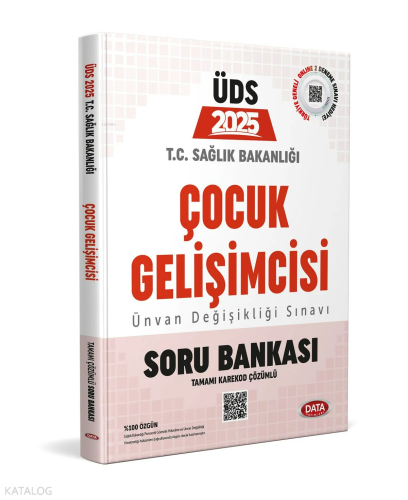 Data Yayınları T.C. Sağlık Bakanlığı ÜDS Çocuk Gelişimcisi Soru Bankas