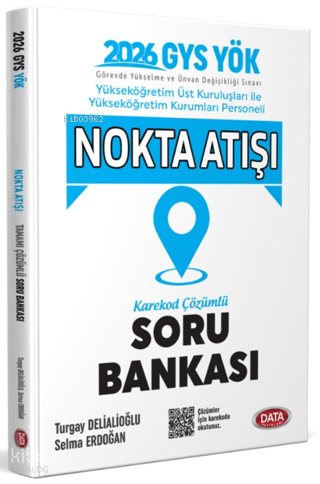 Data Yayınları Yükseköğretim Kurumu (YÖK) GYS Nokta Atışı Soru Bankası - Karekod Çözümlü