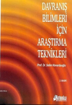 Davranış Bilimleri İçin Araştırma Teknikleri