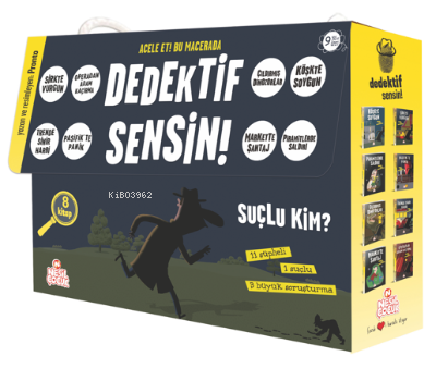 Dedektif Sensin ;(İki Set Bir Arada 8 Kitap)