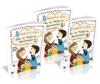 Deneyci Aile Seti - Efe ve Yağız'ın Maceraları - 3 Kitap Takım