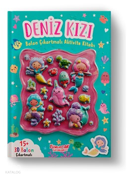 Deniz Kızı Balon Çıkartmalı Aktivite Kitabı