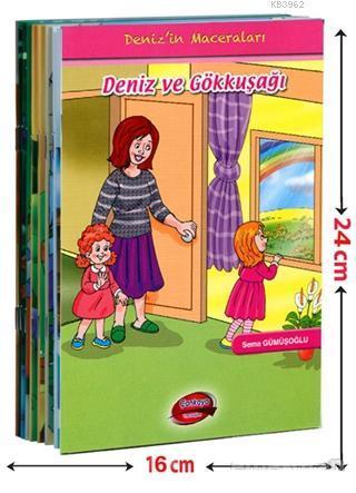 Deniz'in Maceraları Seti (10 Kitap); Renkli Resimli Düz Yazılı