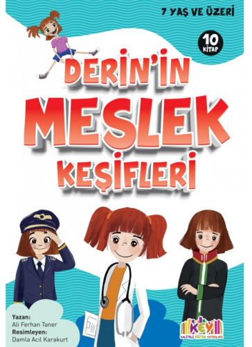 Derin'in Meslek Keşifleri Hikaye Seti 10 Kitap