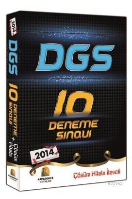 DGS 10 Deneme Sınavı 2014; Çözüm Kitabı İlaveli