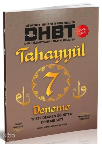 DHBT 7 Deneme Çözümlü