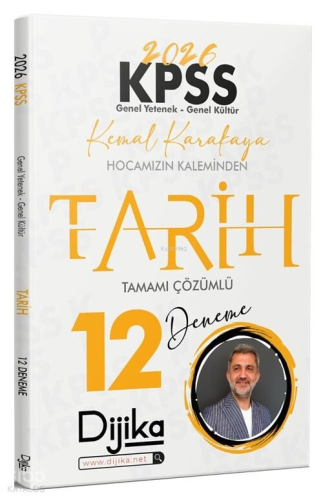 Dijika 2026 KPSS Tarih 12 Deneme Çözümlü